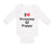 Long Sleeve Bodysuit Baby I Love My Grammy and Pappy Grandparents Cotton