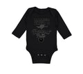 Long Sleeve Bodysuit Baby Daddy's Little Beard Puller A Dad Father's Day Cotton