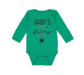Long Sleeve Bodysuit Baby Daddy's Little Beard Puller A Dad Father's Day Cotton