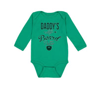 Long Sleeve Bodysuit Baby Daddy's Little Beard Puller A Dad Father's Day Cotton - Cute Rascals