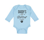 Long Sleeve Bodysuit Baby Daddy's Little Beard Puller A Dad Father's Day Cotton - Cute Rascals