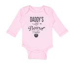 Long Sleeve Bodysuit Baby Daddy's Little Beard Puller A Dad Father's Day Cotton - Cute Rascals