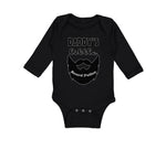 Long Sleeve Bodysuit Baby Daddy's Little Beard Puller B Dad Father's Day Funny - Cute Rascals