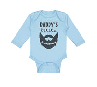 Long Sleeve Bodysuit Baby Daddy's Little Beard Puller B Dad Father's Day Funny - Cute Rascals