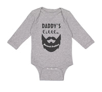 Long Sleeve Bodysuit Baby Daddy's Little Beard Puller B Dad Father's Day Funny - Cute Rascals