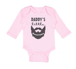 Long Sleeve Bodysuit Baby Daddy's Little Beard Puller B Dad Father's Day Funny - Cute Rascals