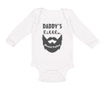 Long Sleeve Bodysuit Baby Daddy's Little Beard Puller B Dad Father's Day Funny - Cute Rascals