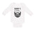 Long Sleeve Bodysuit Baby Daddy's Little Beard Puller B Dad Father's Day Funny - Cute Rascals
