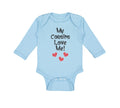 Long Sleeve Bodysuit Baby My Cousins Love Me Pregnancy Announcement Cotton