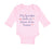 Long Sleeve Bodysuit Baby My Grandpa Send Me Kisses Heaven Grandfather Cotton