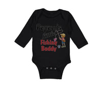 Long Sleeve Bodysuit Baby Papaw's Buddy Grandpa Grandfather Dad Cotton