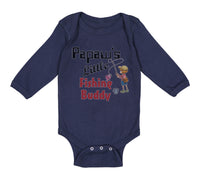 Long Sleeve Bodysuit Baby Papaw's Buddy Grandpa Grandfather Dad Cotton