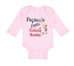 Long Sleeve Bodysuit Baby Papaw's Buddy Grandpa Grandfather Dad Cotton