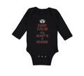 Long Sleeve Bodysuit Baby Keep Calm My Aunt Is A Nurse Boy & Girl Clothes Cotton