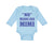 Long Sleeve Bodysuit Baby No - Means Ask Mimi Grandma Grandmother Cotton