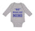 Long Sleeve Bodysuit Baby No - Means Ask Mimi Grandma Grandmother Cotton