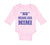 Long Sleeve Bodysuit Baby No - Means Ask Mimi Grandma Grandmother Cotton