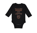 Long Sleeve Bodysuit Baby Born to Ride Horses with Mommy Boy & Girl Clothes - Cute Rascals