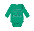 Long Sleeve Bodysuit Baby Please Pass Me to Grandma B Grandmother Cotton