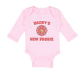 Long Sleeve Bodysuit Baby Daddy's New Probie Cop Police Boy & Girl Clothes