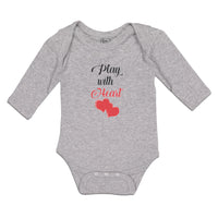 Long Sleeve Bodysuit Baby Play with Heart Boy & Girl Clothes Cotton