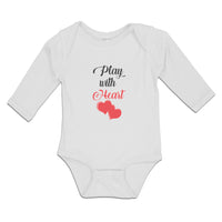 Long Sleeve Bodysuit Baby Play with Heart Boy & Girl Clothes Cotton