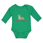 Long Sleeve Bodysuit Baby Get Low Boy & Girl Clothes Cotton - Cute Rascals