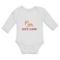 Long Sleeve Bodysuit Baby Get Low Boy & Girl Clothes Cotton - Cute Rascals