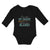Long Sleeve Bodysuit Baby I'M Proof My Daddy Doesn'T Shoot Blanks Cotton