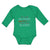 Long Sleeve Bodysuit Baby I'M Proof My Daddy Doesn'T Shoot Blanks Cotton