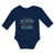 Long Sleeve Bodysuit Baby I'M Proof My Daddy Doesn'T Shoot Blanks Cotton