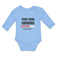 Long Sleeve Bodysuit Baby Poop Now Loading Please Wait Boy & Girl Clothes Cotton