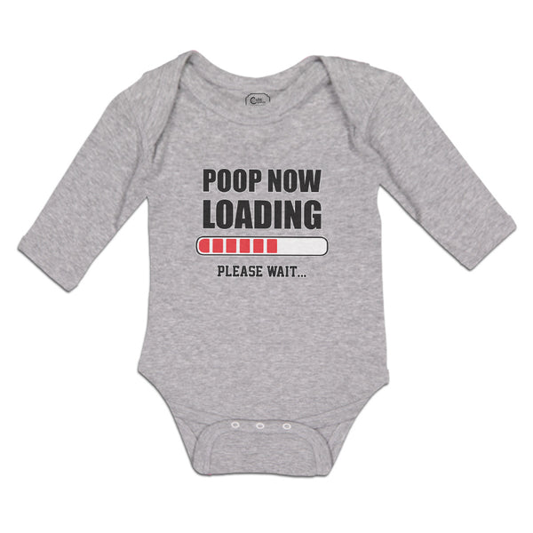 Long Sleeve Bodysuit Baby Poop Now Loading Please Wait Boy & Girl Clothes Cotton