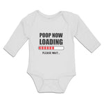 Long Sleeve Bodysuit Baby Poop Now Loading Please Wait Boy & Girl Clothes Cotton