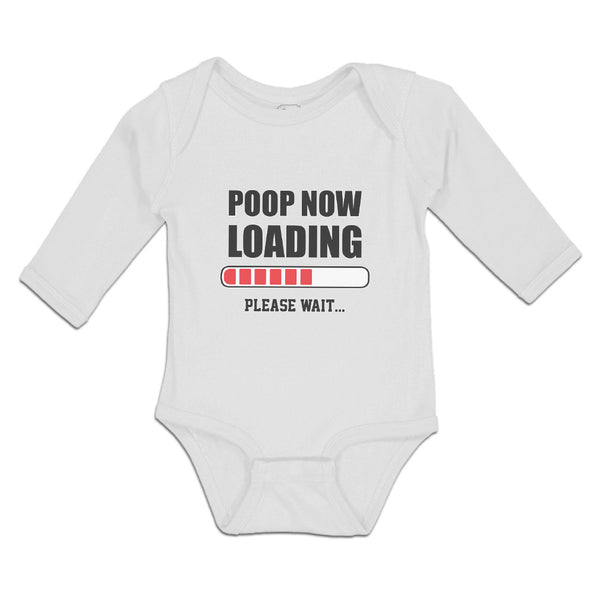 Long Sleeve Bodysuit Baby Poop Now Loading Please Wait Boy & Girl Clothes Cotton