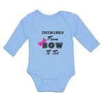 Long Sleeve Bodysuit Baby Cheerleader from Bow to Toe Boy & Girl Clothes Cotton - Cute Rascals