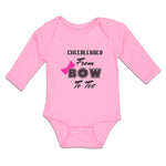 Long Sleeve Bodysuit Baby Cheerleader from Bow to Toe Boy & Girl Clothes Cotton - Cute Rascals