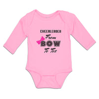 Long Sleeve Bodysuit Baby Cheerleader from Bow to Toe Boy & Girl Clothes Cotton - Cute Rascals