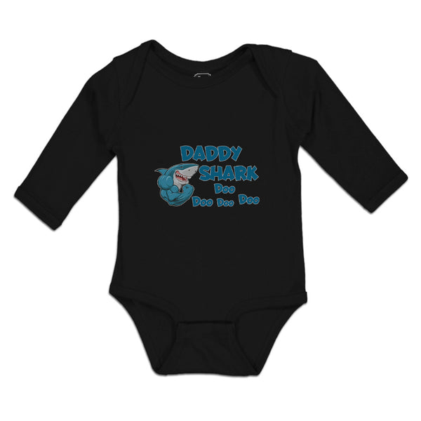 Long Sleeve Bodysuit Baby Daddy Shark Doo Doo Doo Doo Boy & Girl Clothes Cotton - Cute Rascals