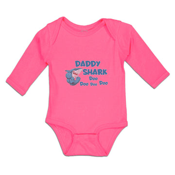 Long Sleeve Bodysuit Baby Daddy Shark Doo Doo Doo Doo Boy & Girl Clothes Cotton