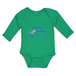 Long Sleeve Bodysuit Baby Daddy Shark Doo Doo Doo Doo Boy & Girl Clothes Cotton - Cute Rascals