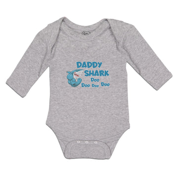 Long Sleeve Bodysuit Baby Daddy Shark Doo Doo Doo Doo Boy & Girl Clothes Cotton