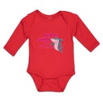 Long Sleeve Bodysuit Baby Mommy Shark Doo Doo Doo Doo Boy & Girl Clothes Cotton