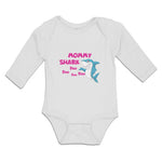 Long Sleeve Bodysuit Baby Mommy Shark Doo Doo Doo Doo Boy & Girl Clothes Cotton