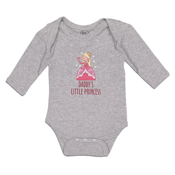Long Sleeve Bodysuit Baby Daddy's Little Princess Boy & Girl Clothes Cotton
