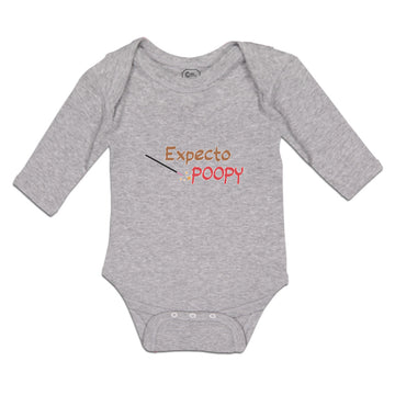 Long Sleeve Bodysuit Baby Expecto Poopy Boy & Girl Clothes Cotton