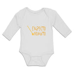 Long Sleeve Bodysuit Baby Expecto Poopy Boy & Girl Clothes Cotton - Cute Rascals