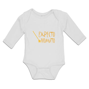 Long Sleeve Bodysuit Baby Expecto Poopy Boy & Girl Clothes Cotton