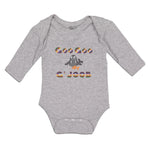 Long Sleeve Bodysuit Baby Goo Goo G' Joob Boy & Girl Clothes Cotton - Cute Rascals