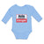 Long Sleeve Bodysuit Baby Hello My Middle Name Is Danger Boy & Girl Clothes - Cute Rascals